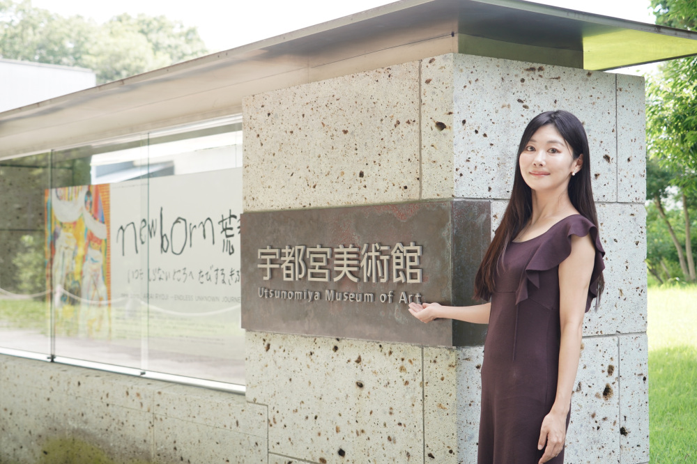 宇都宮美術館　企画展「new born 荒井良二　いつも しらないところへ たびするきぶんだった」にて