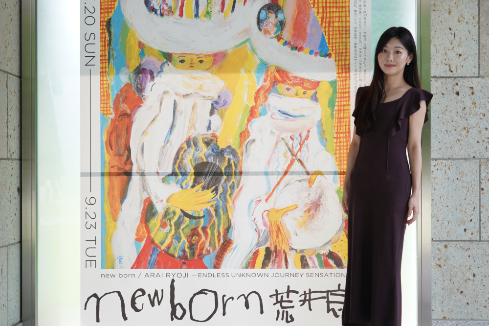宇都宮美術館　企画展「new born 荒井良二　いつも しらないところへ たびするきぶんだった」にて