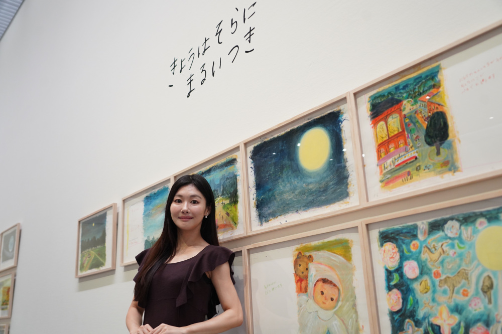 宇都宮美術館　企画展「new born 荒井良二　いつも しらないところへ たびするきぶんだった」にて