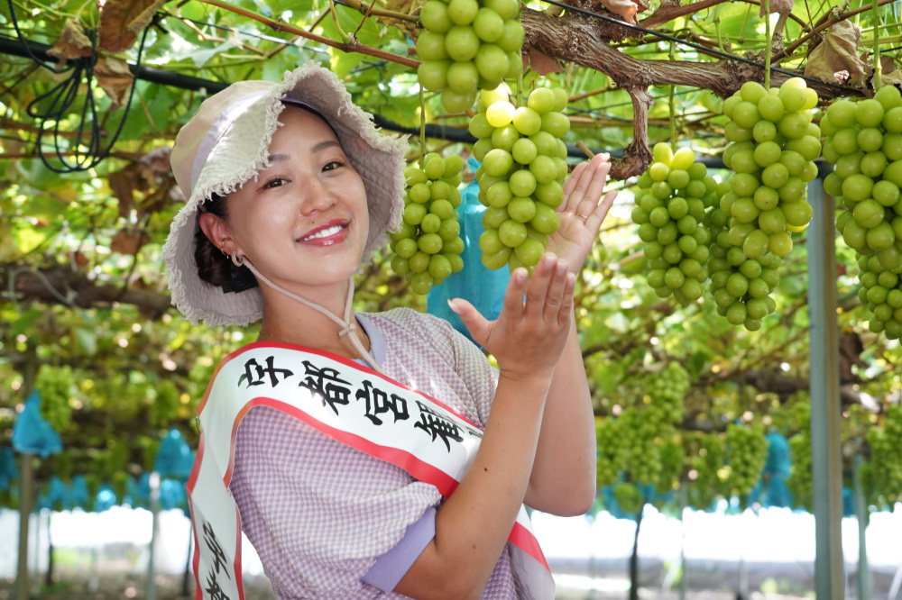 山口果樹園にて