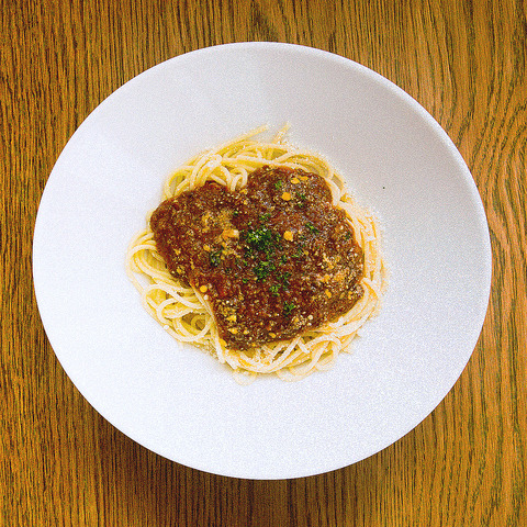 燻製ミートパスタ