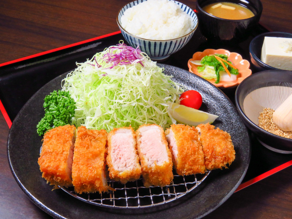 那須三元豚のロースカツ膳