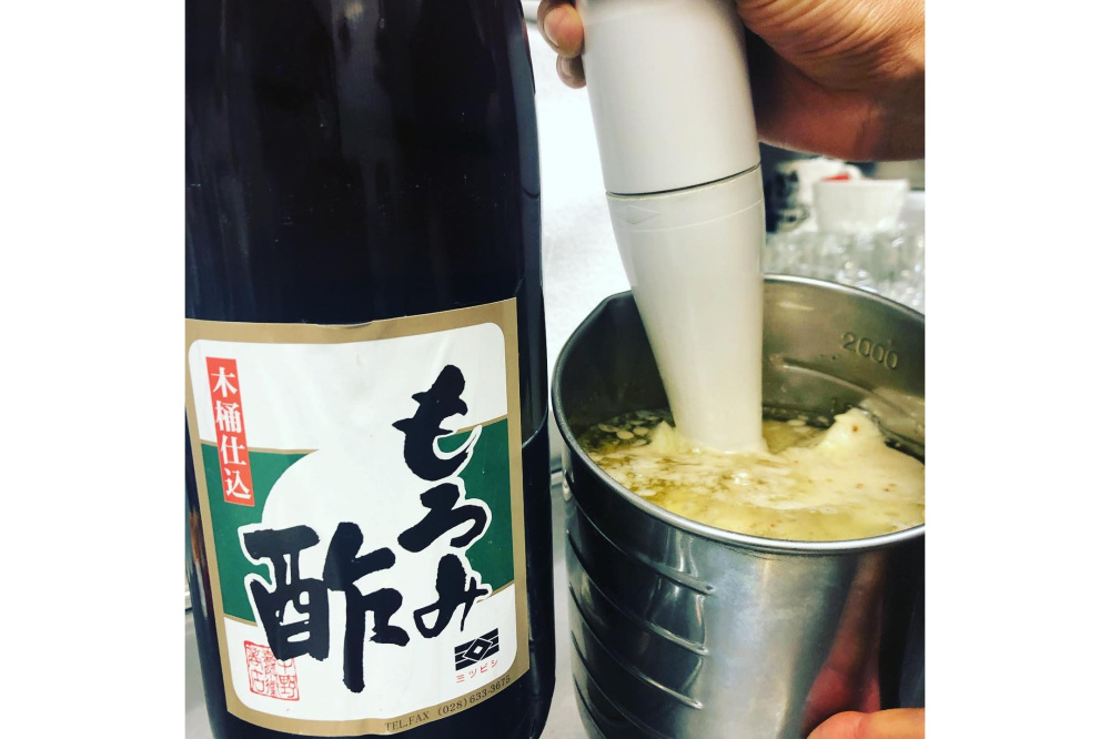 ドレッシングにももろみ酢を使用（店舗提供画像）