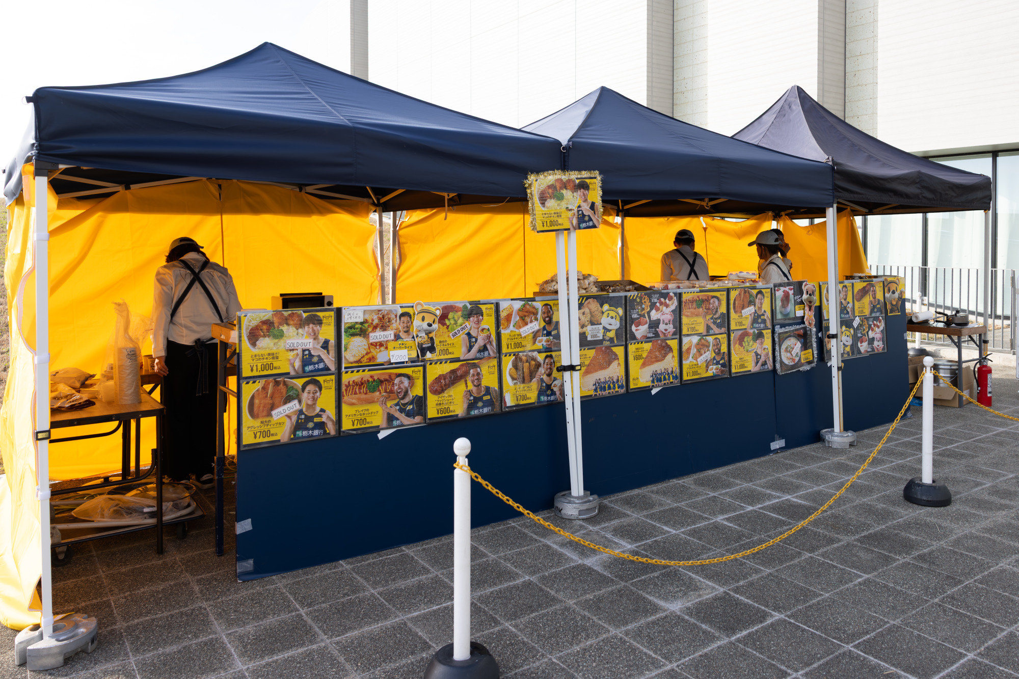 BRECKY KITCHENでは選手メニューが充実!試合開始前に売り切れてしまう商品もあるため、早めに訪れるのがおすすめ!