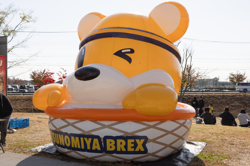 巨大エアブレッキーがお出迎え！フォトスポットにおすすめです！