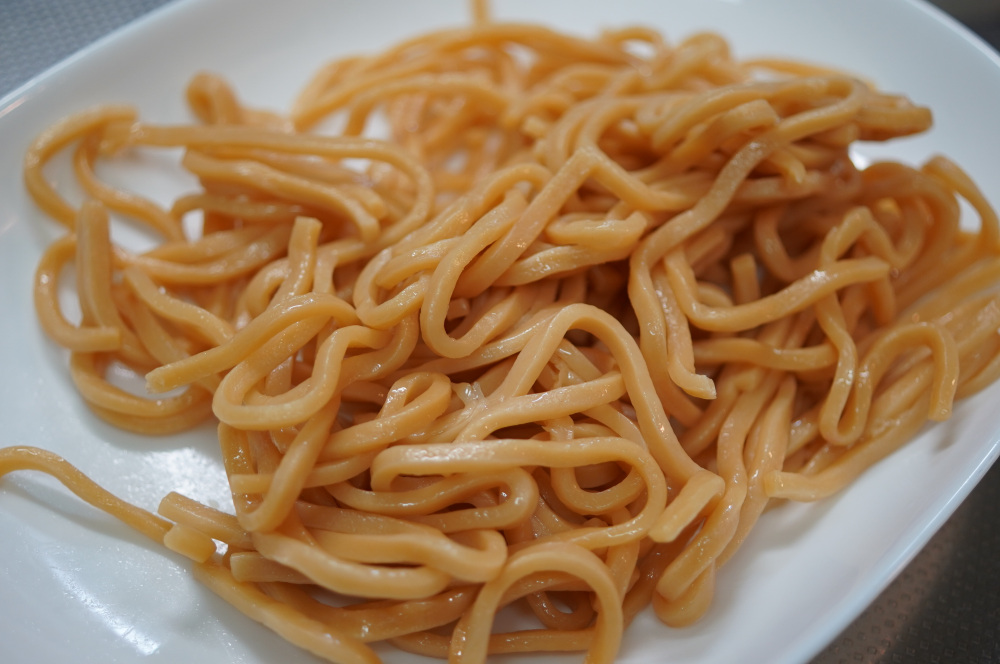 宇都宮焼きそばは太麺が多いです