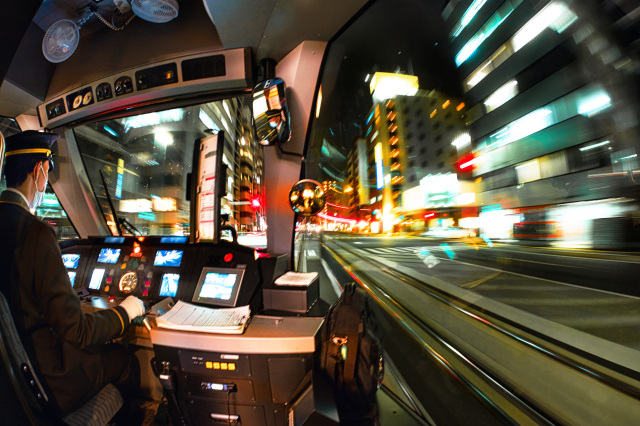 「流れる車窓」