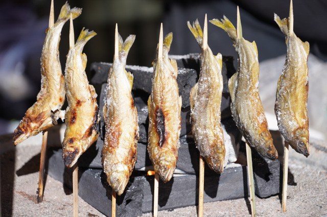 鮎の塩焼き