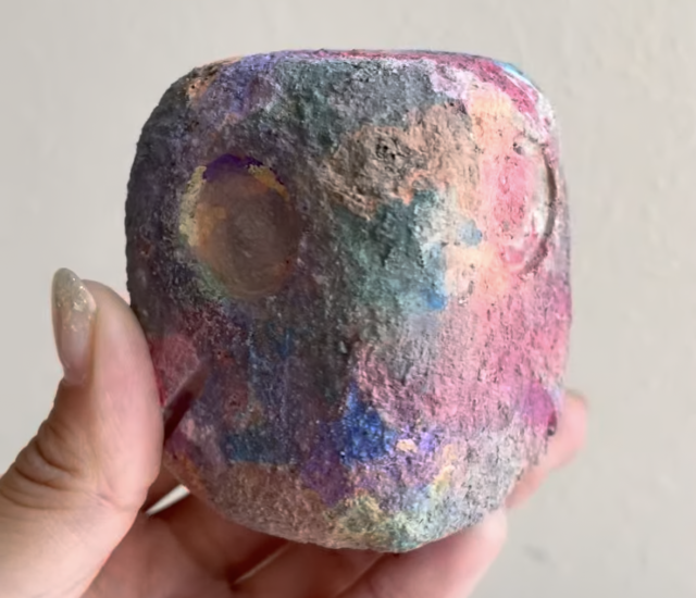 フクロウの色付け