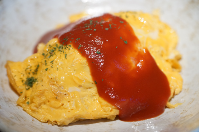 喫茶とちの木の「オムライス」