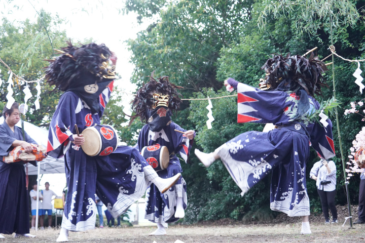 宇都宮北部新里に伝わる獅子舞