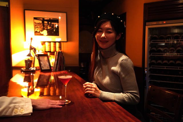 あちらのお客様からです